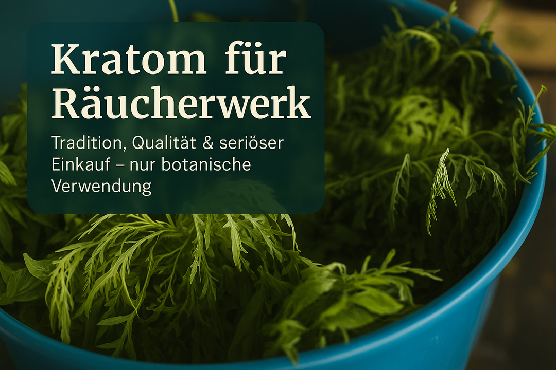 Kratom für Räucherwerk: Tradition, Qualität und verantwortungsvoller Kauf