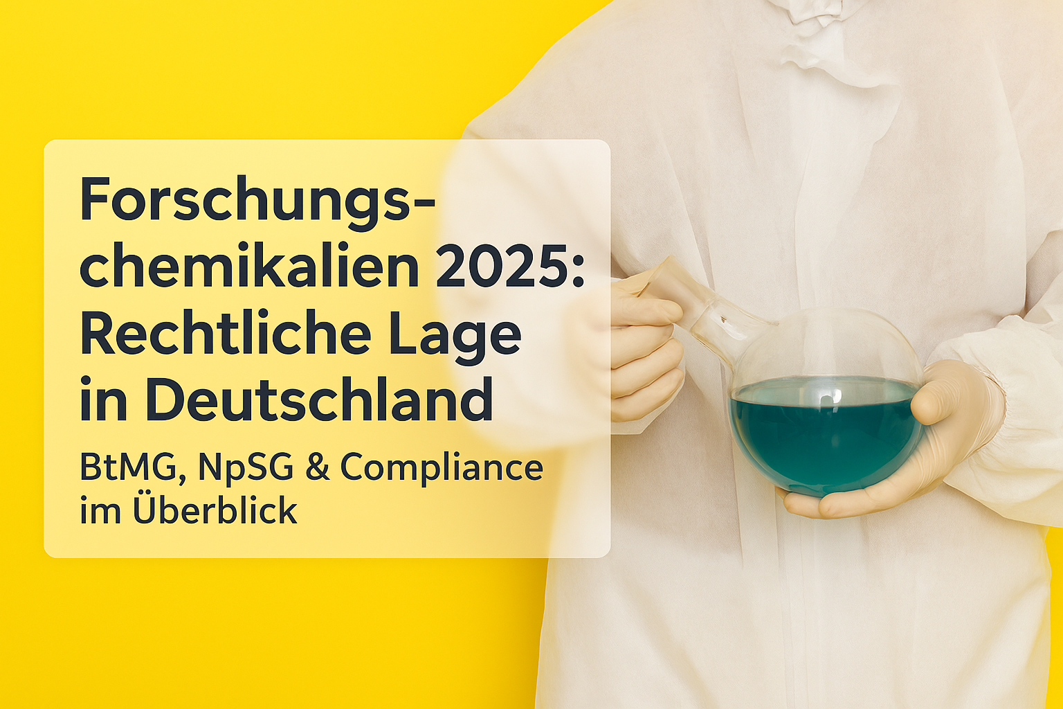 Rechtliche Lage Forschungschemikalien Deutschland: Umfassender Leitfaden für BtMG, NpSG und Compliance 2025