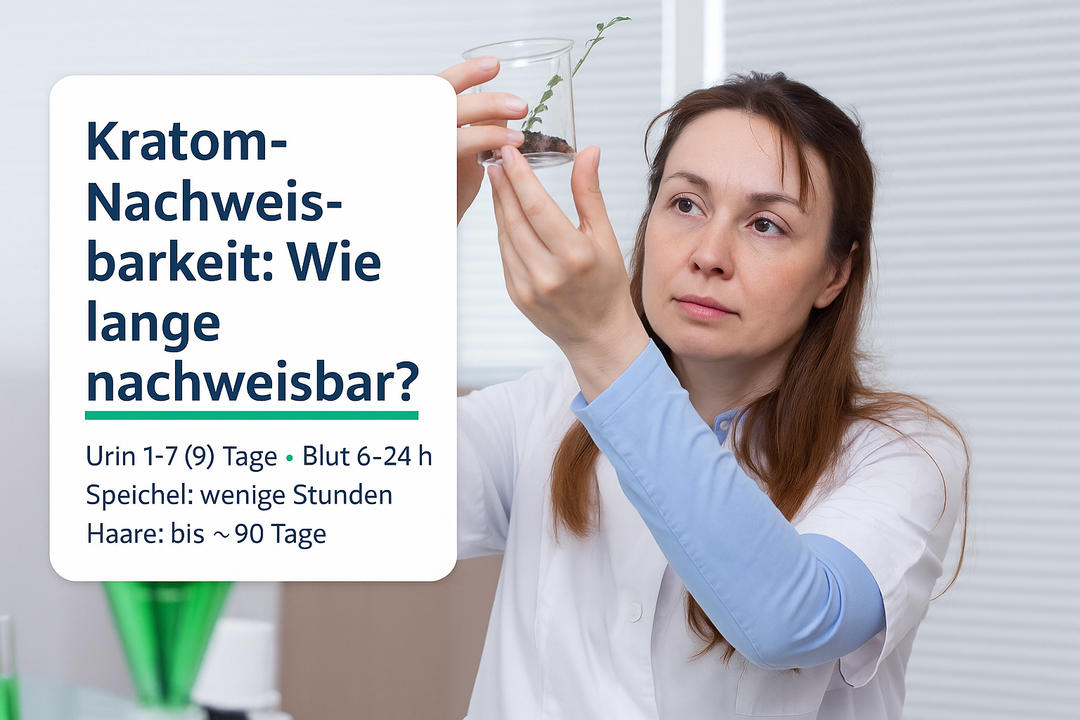 Kratom Nachweisbarkeit: Wie lange nachweisbar? Tests im Überblick