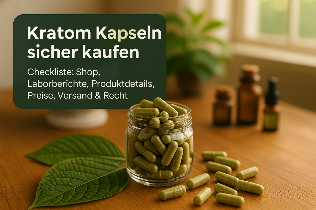 Kratom Kapseln kaufen: Worauf du beim Kauf achten solltest