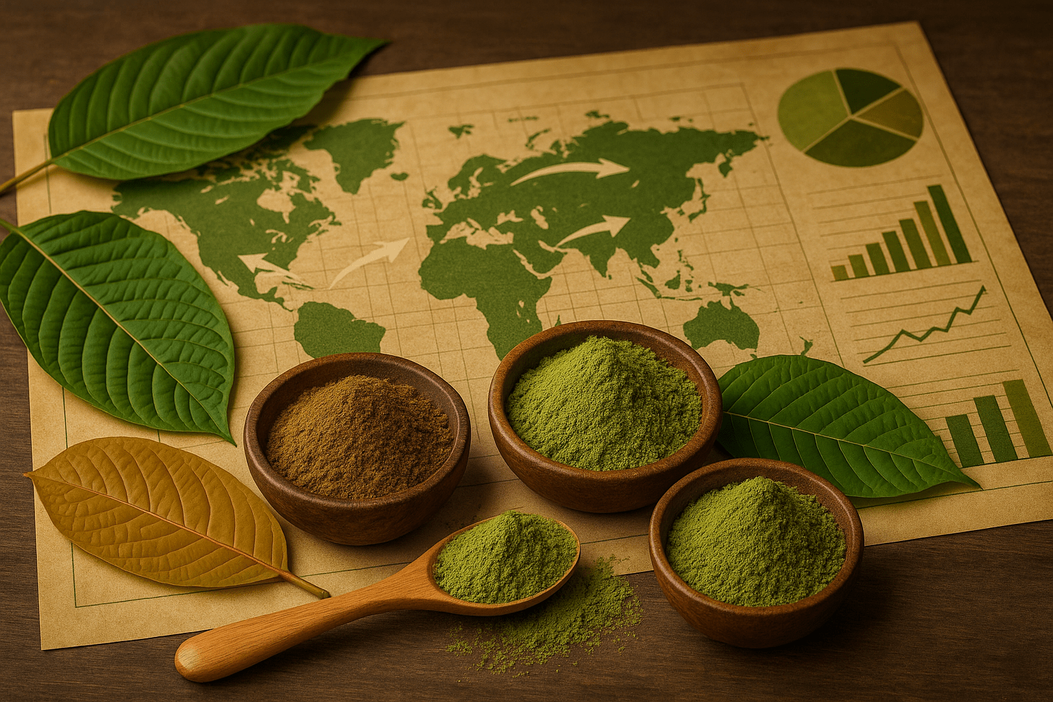 Das globale Panorama von Kratom-Importen: Fakten und Trends - Brain Chill