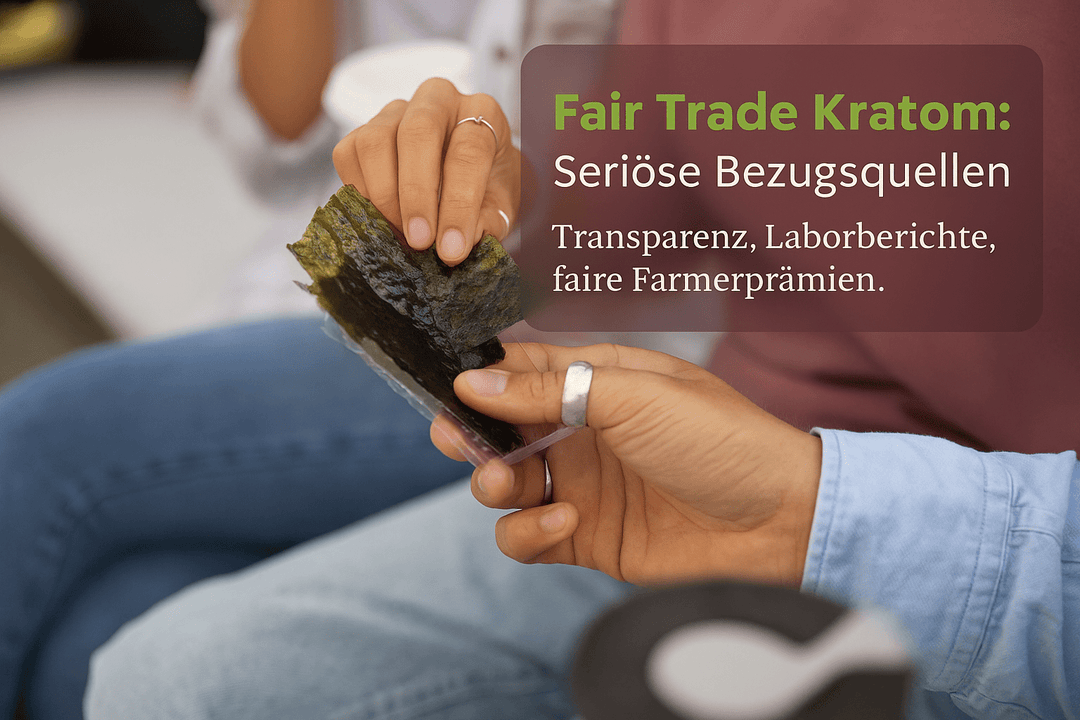 Fair Trade Kratom Bezugsquellen: Ethisch & nachhaltig kaufen - Brain Chill