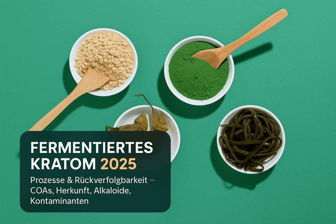 Fermentiertes Kratom: Prozesse & Rückverfolgbarkeit 2025 - Brain Chill