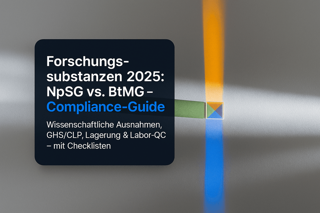 forschungssubstanzen rechtslage deutschland 2025: Rechtlicher Compliance-Guide - Brain Chill