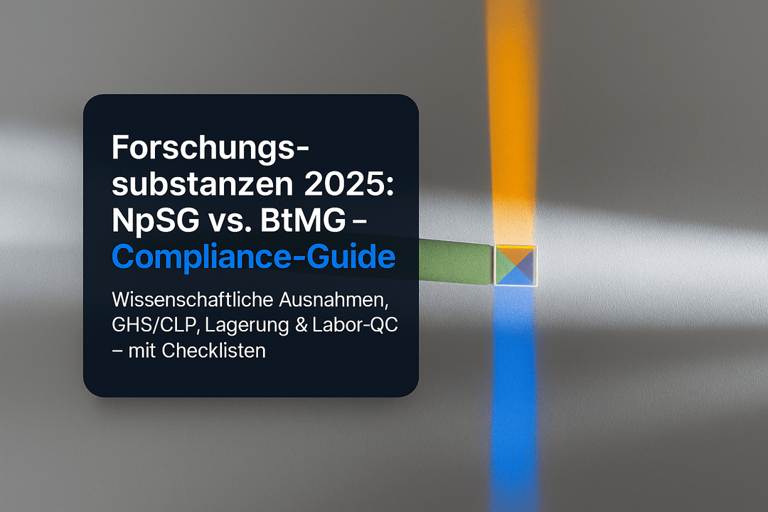 forschungssubstanzen rechtslage deutschland 2025: Rechtlicher Compliance-Guide - Brain Chill