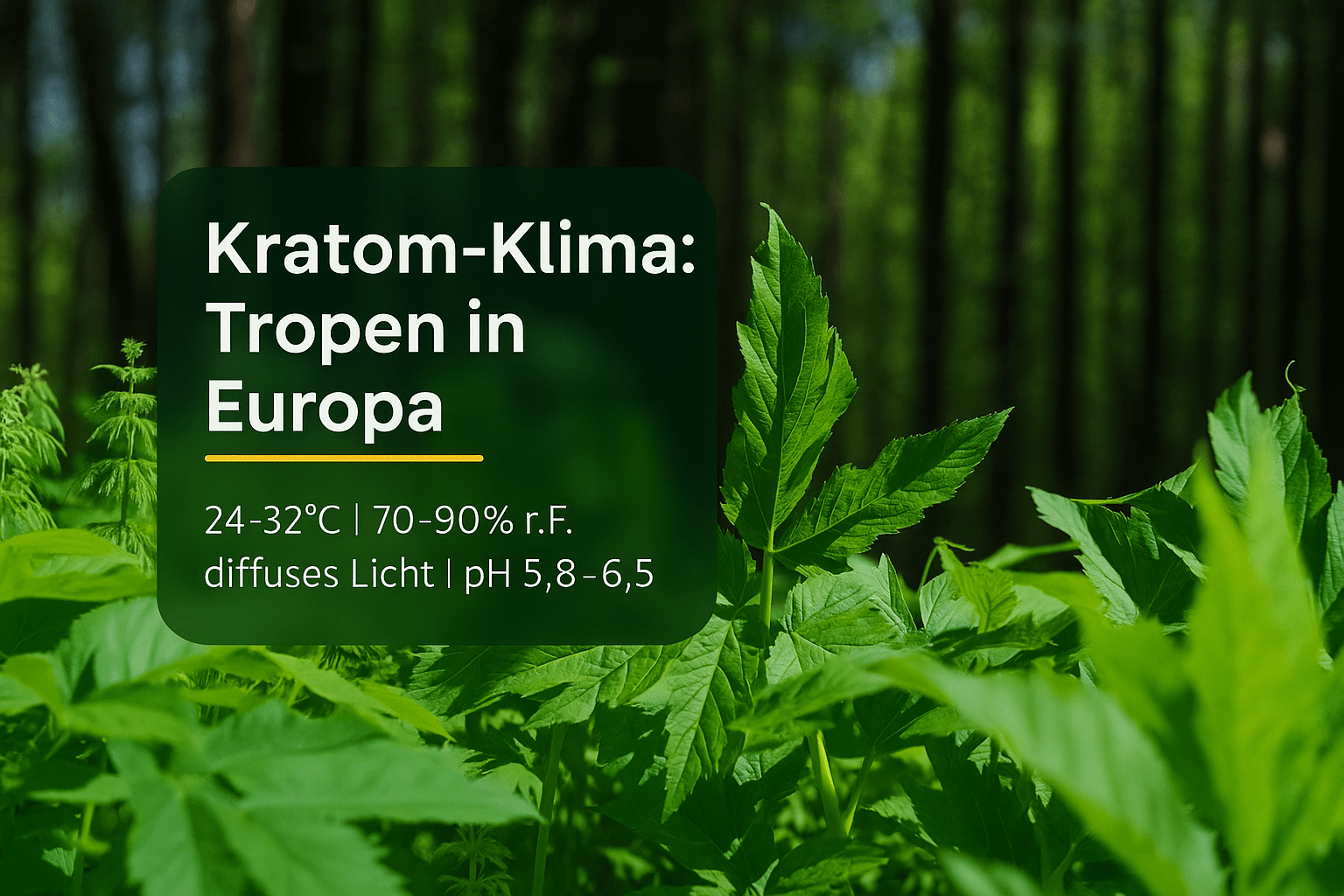 Kratom Anbaugebiete Klima: Tropische Bedingungen in Europa nachbilden - Brain Chill