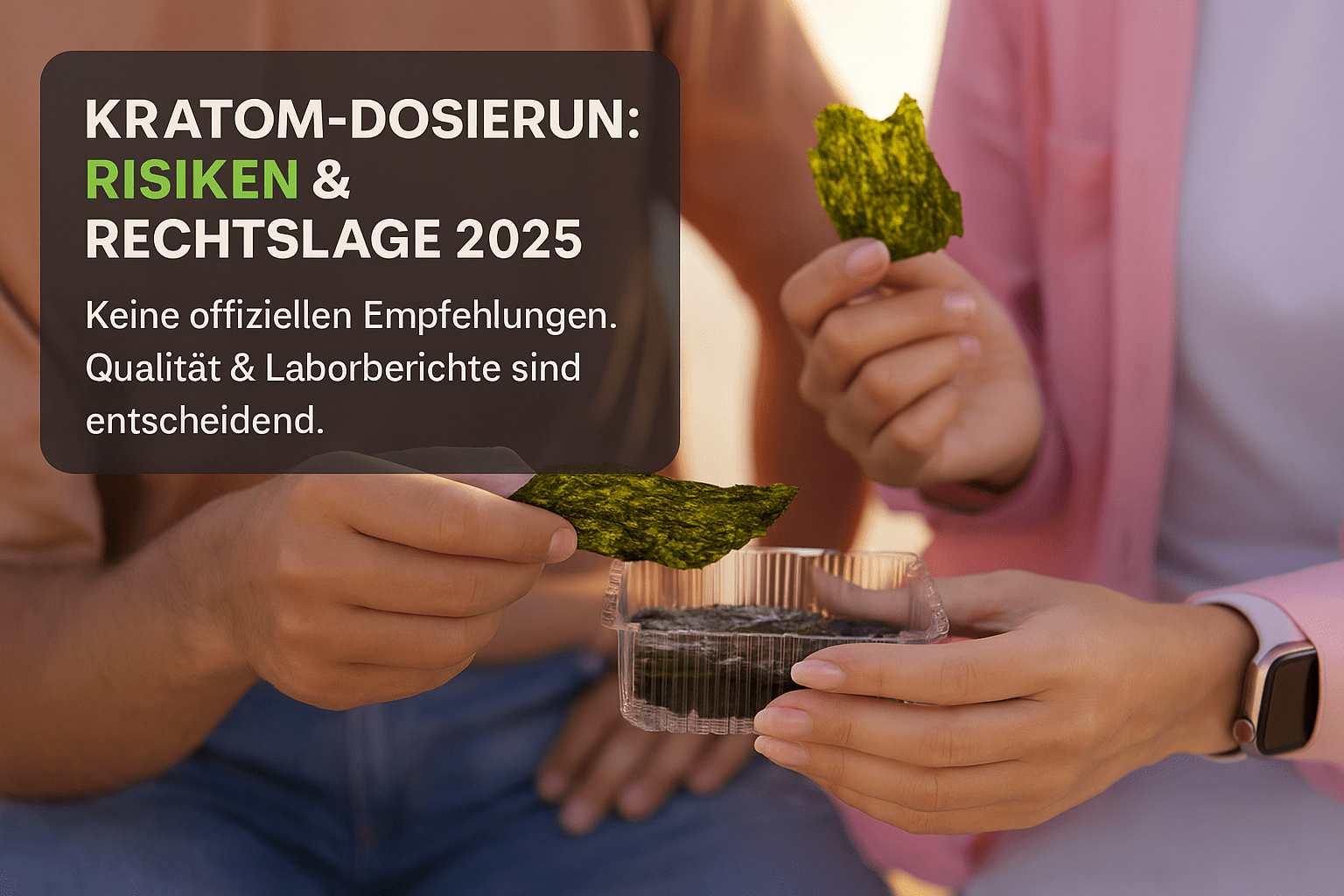 Kratom Dosierung: Risiken und Rechtslage in Deutschland 2025 - Brain Chill