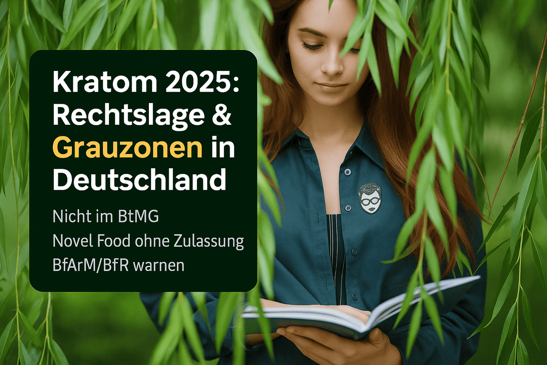 Kratom Droge: Rechtliche Grauzonen in Deutschland 2025 - Brain Chill