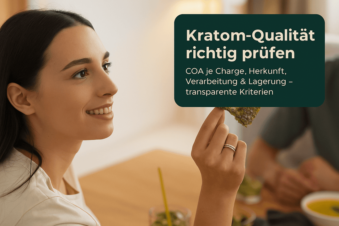 Kratom Erfahrungsbericht Qualität: Echte Merkmale prüfen - Brain Chill