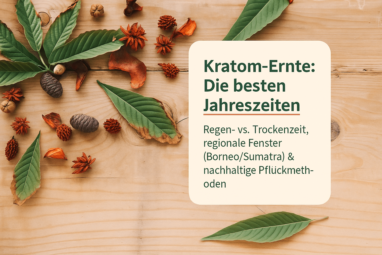 Kratom Ernte Jahreszeiten: Optimale Erntezeiten und saisonale Faktoren - Brain Chill