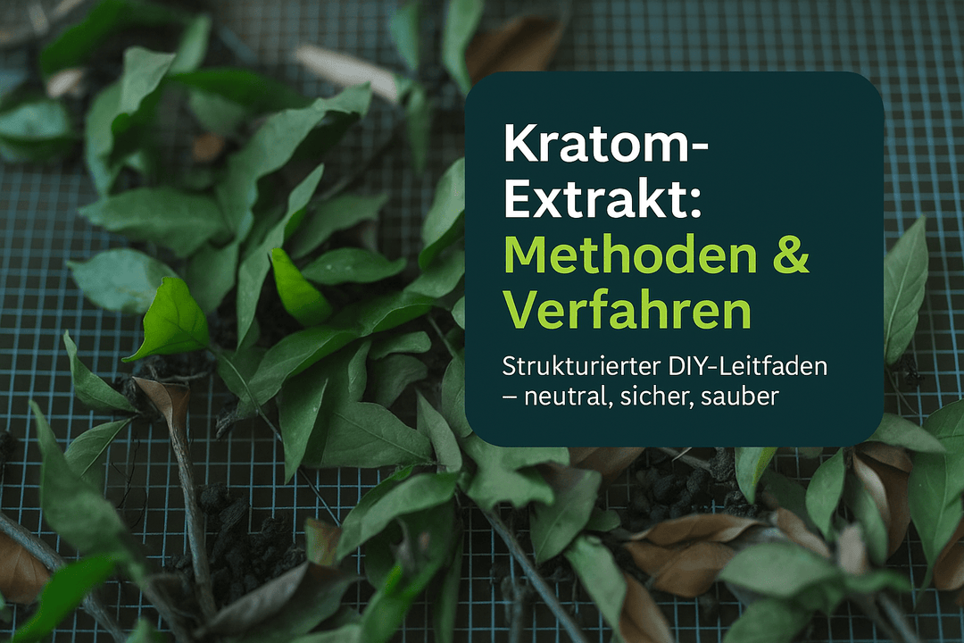 Kratom Extrakt Herstellung: Methoden & Verfahren - Brain Chill