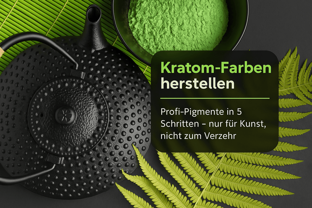 Kratom Farben Herstellung: Natürliches Farbmittel kreativ nutzen - Brain Chill