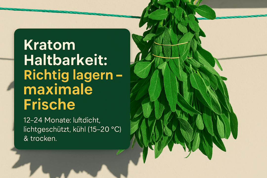 Kratom Haltbarkeit: Richtige Lagerung für maximale Frische - Brain Chill