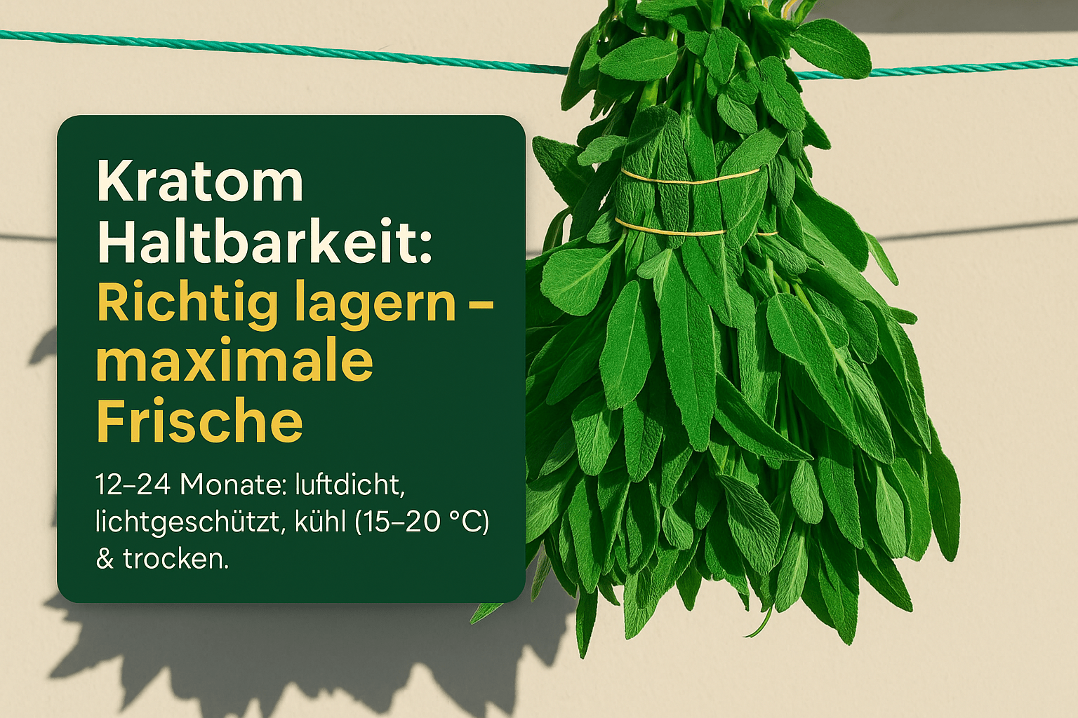 Kratom Haltbarkeit: Richtige Lagerung für maximale Frische - Brain Chill