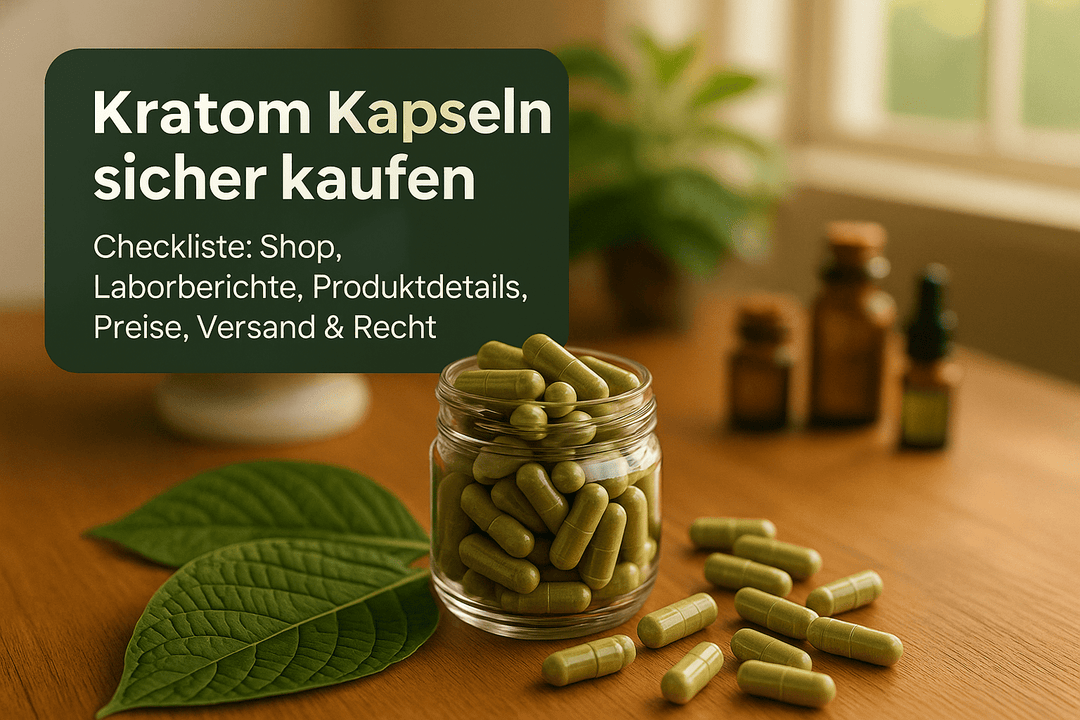 Kratom Kapseln kaufen: Worauf du beim Kauf achten solltest - Brain Chill