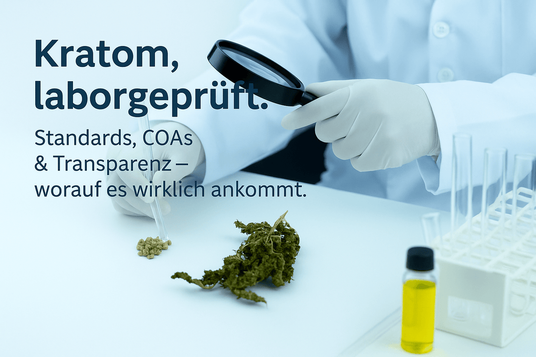 Kratom laborgeprüft standards: Qualitätssicherung und Transparenz in der Praxis - Brain Chill