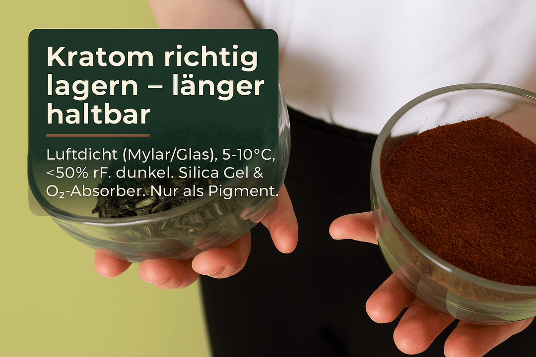 Kratom Lagerung Haltbarkeit Tipps: Kompletter Leitfaden für optimale Aufbewahrung - Brain Chill