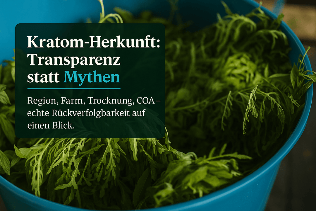 Kratom Lieferkette Transparenz Herkunft: Die Wahrheit - Brain Chill