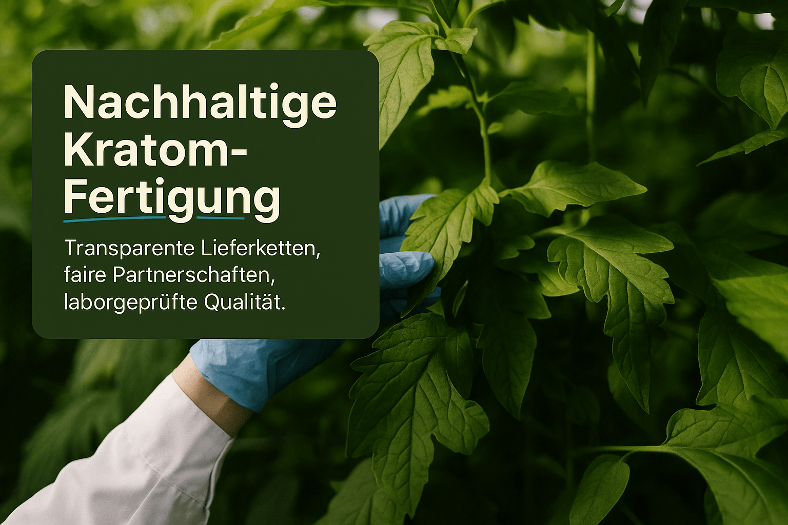 Kratom nachhaltige Fertigung: Umweltbewusste Produktion & transparente Lieferketten - Brain Chill