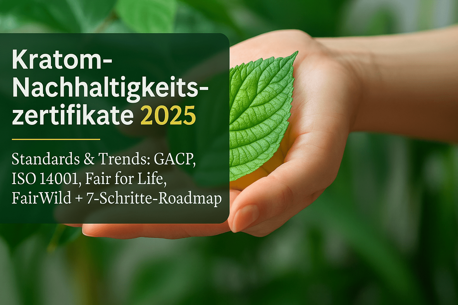 Kratom Nachhaltigkeitszertifikate Überblick: Standards & Trends 2025 - Brain Chill