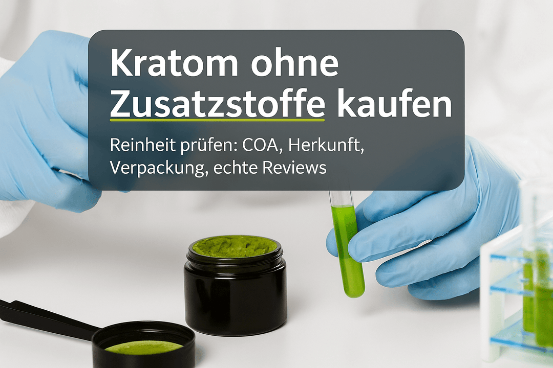 kratom ohne zusatzstoffe kaufen: Reinheit richtig prüfen - Brain Chill