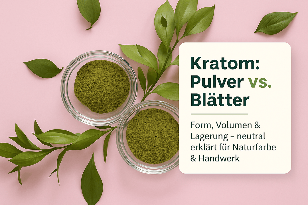 Kratom Pulver vs Blätter Unterschiede: Vergleich von Form, Lagerung & Anwendung - Brain Chill