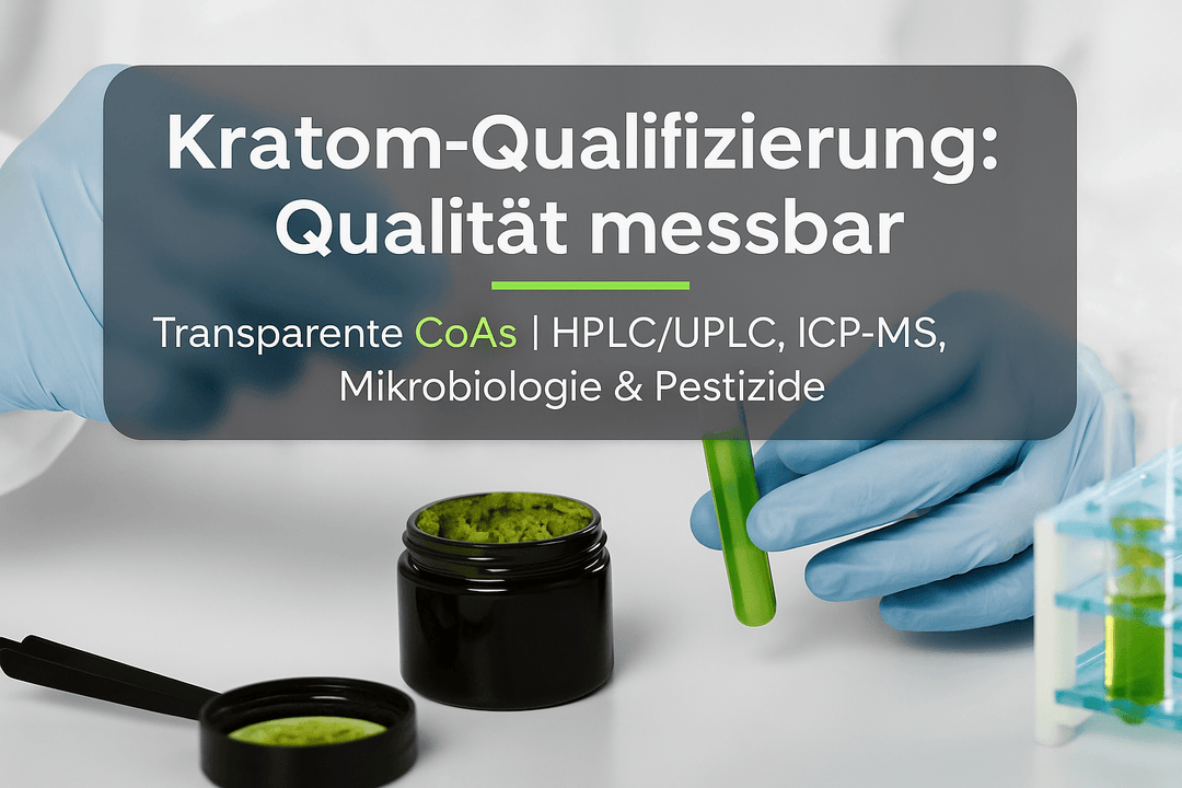 Kratom Qualifizierung Labortests: Qualität & Transparenz bei Brain Chill - Brain Chill