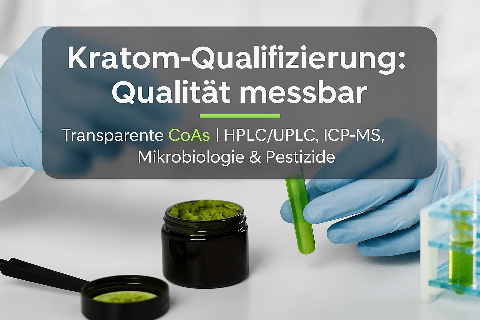 Kratom Qualifizierung Labortests: Qualität & Transparenz bei Brain Chill - Brain Chill