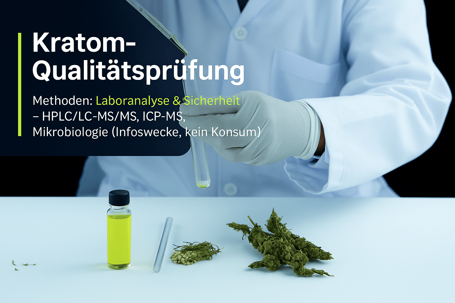 Kratom Qualitätsprüfung Methoden: Laboranalyse & Sicherheit - Brain Chill
