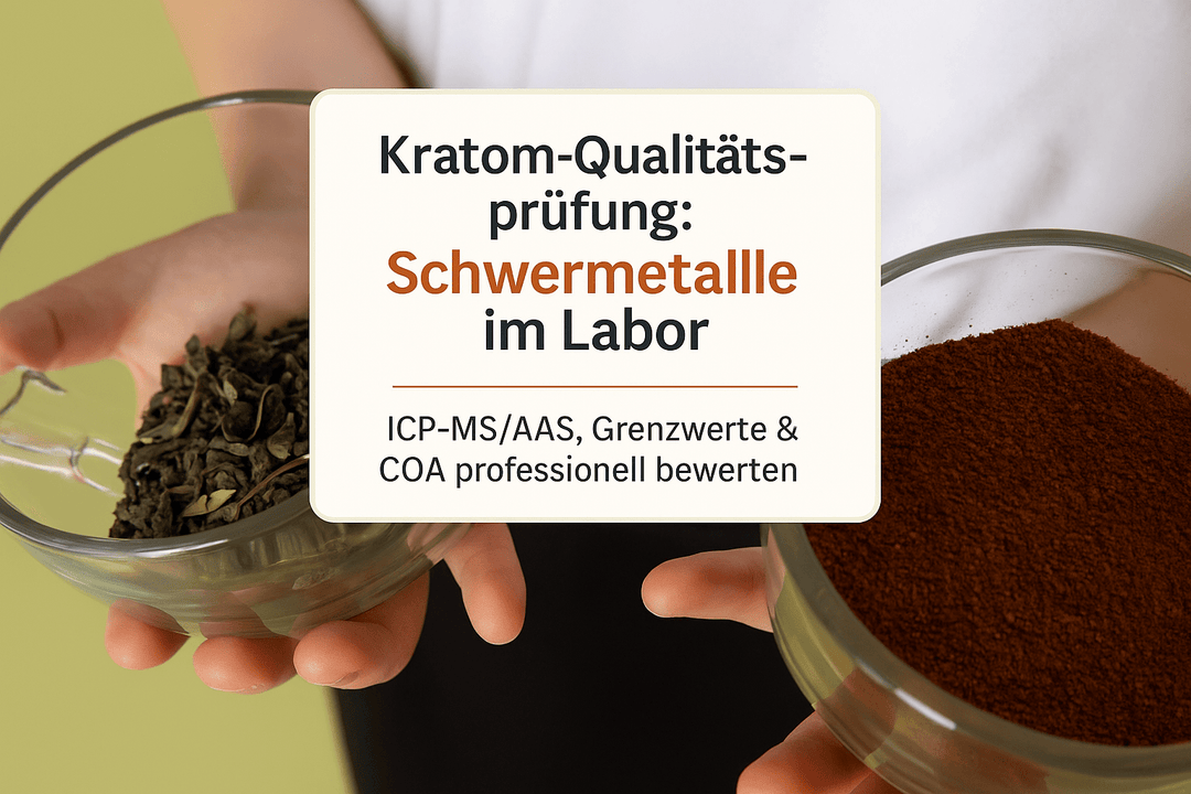 Kratom Qualitätsprüfung Schwermetalle: Labor-Guide für sichere Bewertung - Brain Chill