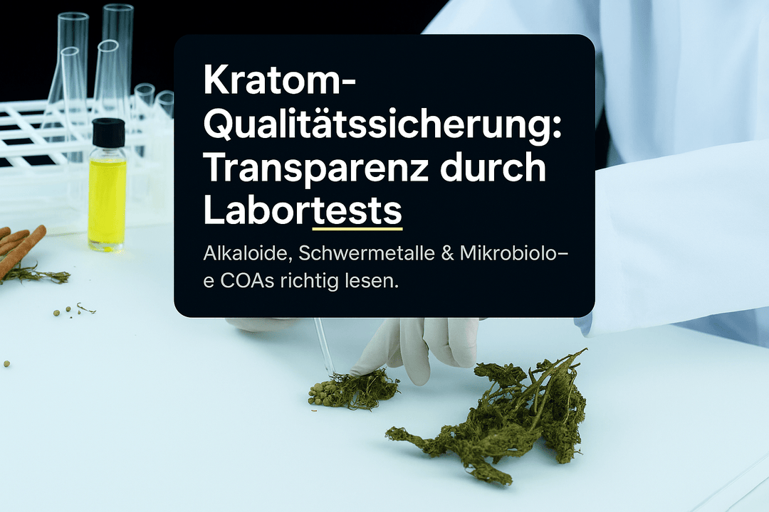 Kratom Qualitätssicherung Labortests: Transparenz durch professionelle Analytik - Brain Chill