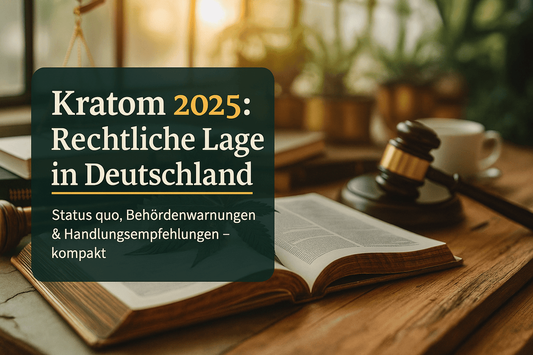 Kratom rechtliche Situation: Deutschland 2025 – Aktueller Leitfaden - Brain Chill