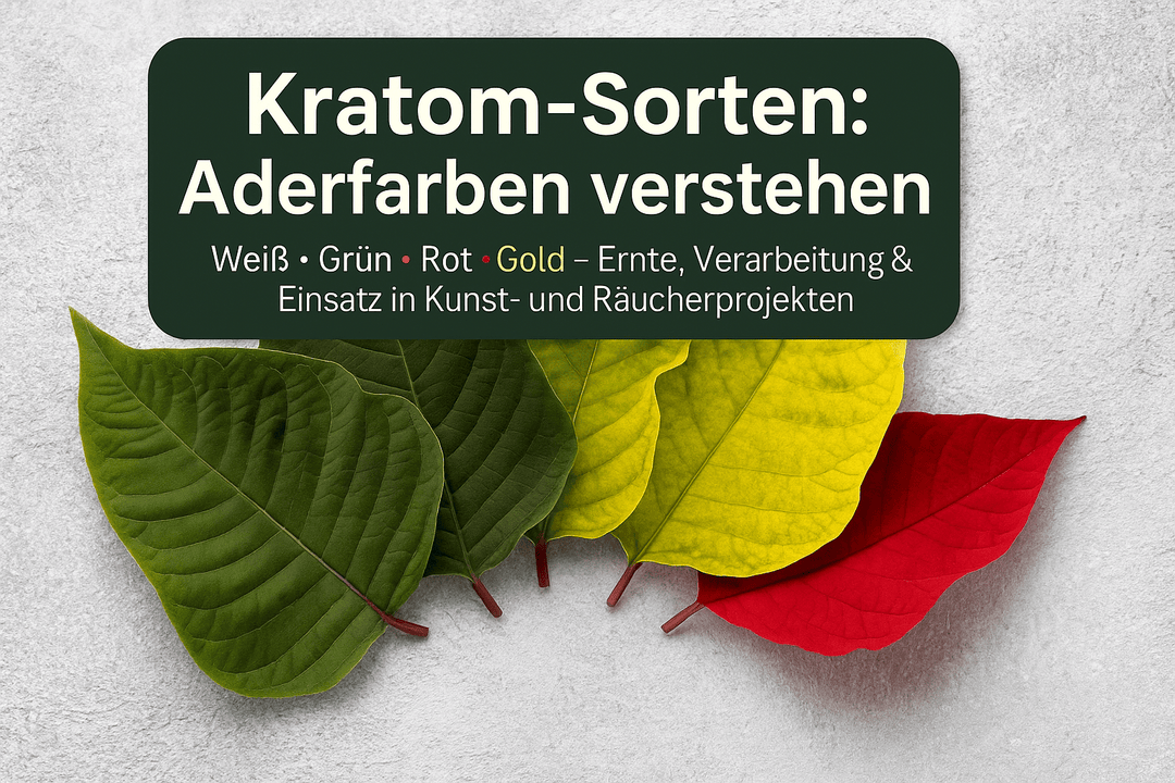 Kratom Sorten Erklärung: Aderfarben verstehen für Kunstanwendungen - Brain Chill