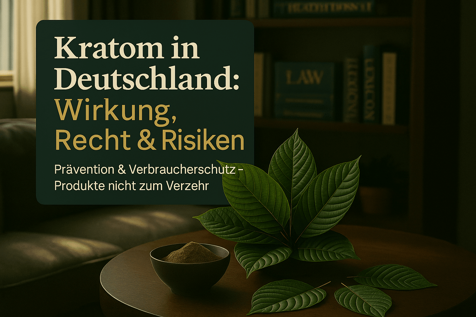 Kratom Wirkung in Deutschland: Rechtslage, Risiken & Prävention - Brain Chill