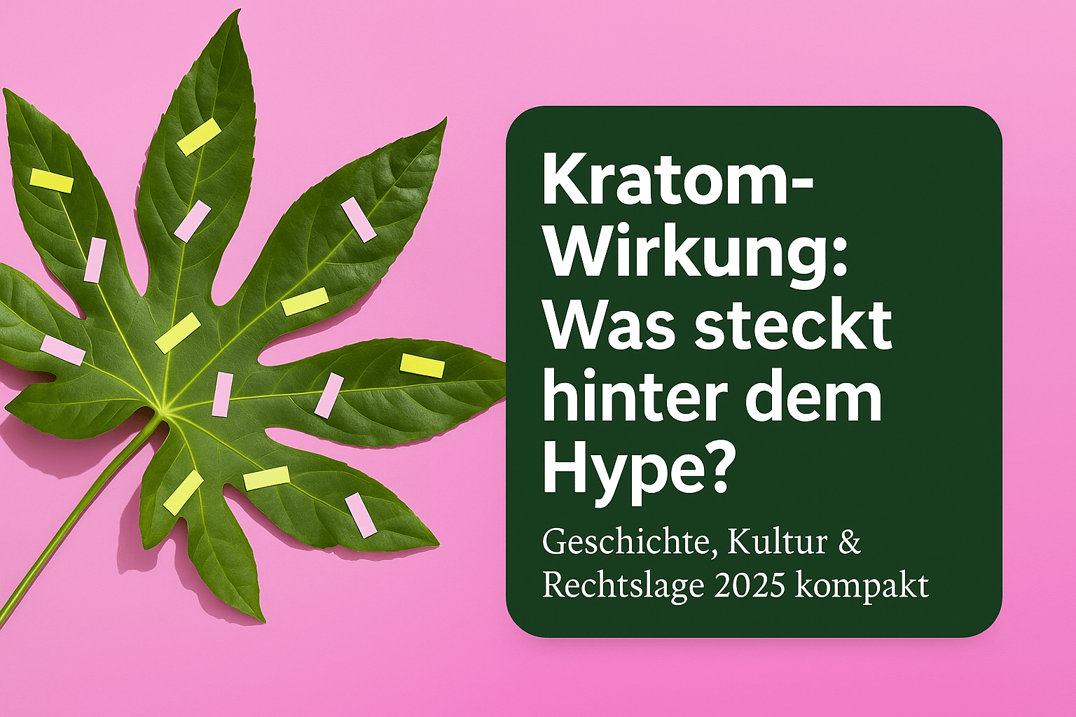 Kratom Wirkung: Was steckt hinter dem Hype? Geschichte, Kultur & Rechtslage 2025 - Brain Chill