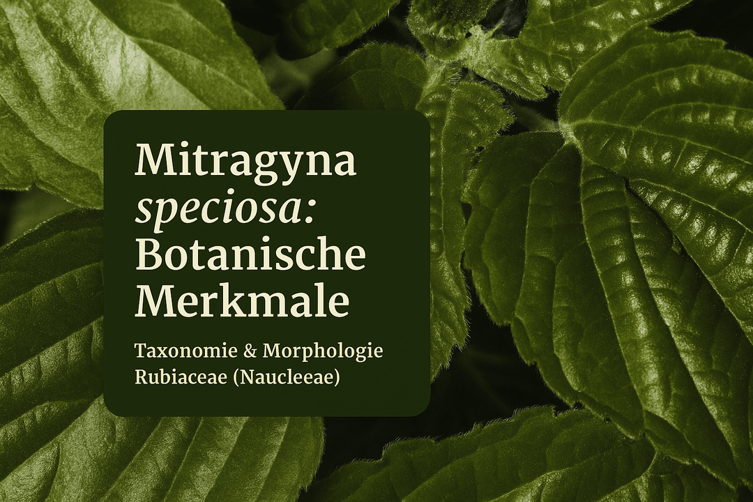 Mitragyna speciosa botanische Merkmale: Wissenschaftliche Klassifikation & Morphologie - Brain Chill