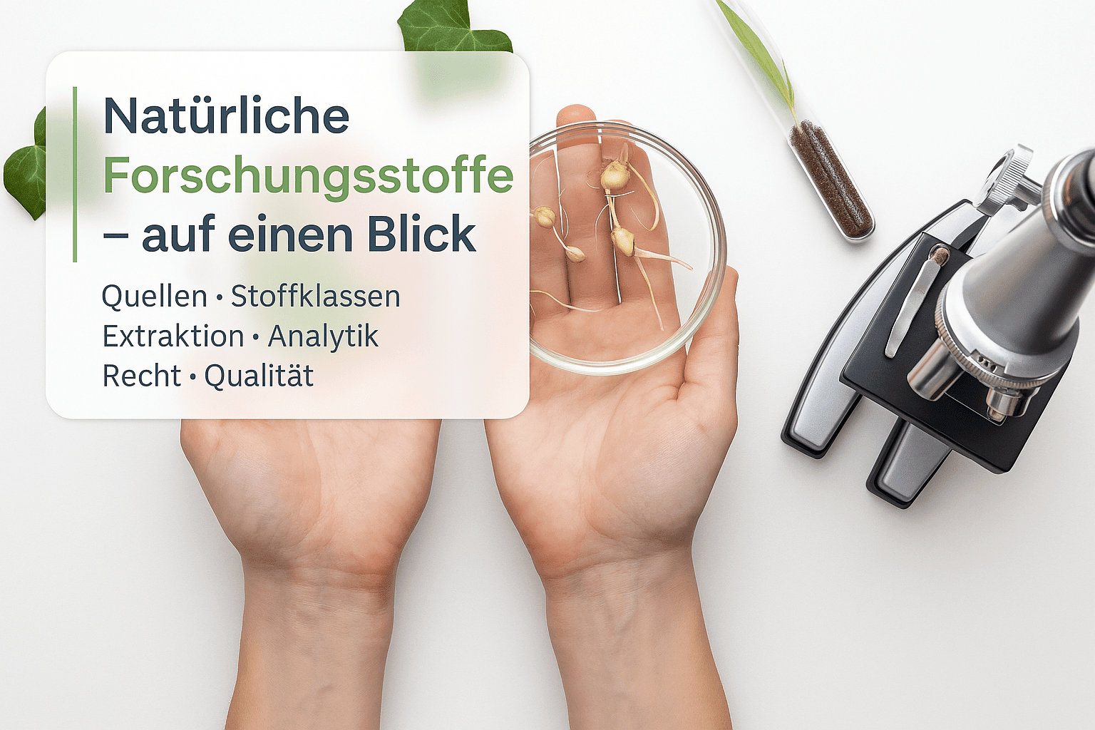 Natürliche Forschungsstoffe Übersicht: Kompakter Leitfaden für wissenschaftliche Anwendungen - Brain Chill