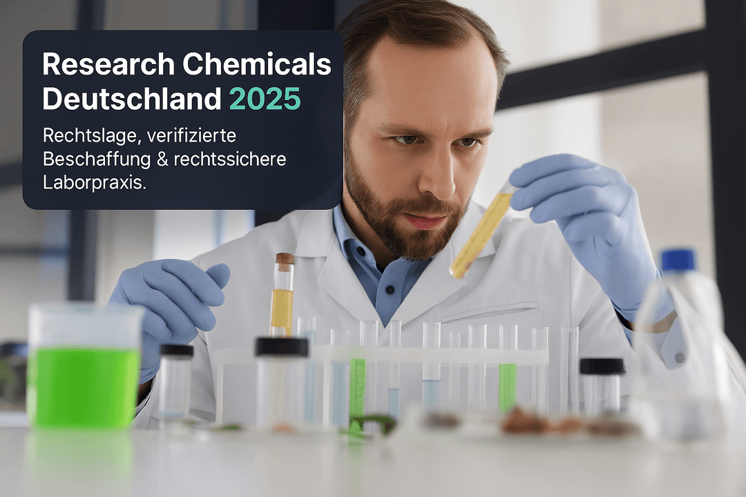 Research Chemicals Deutschland: Rechtslage, Beschaffung & Laborpraxis 2025 - Brain Chill