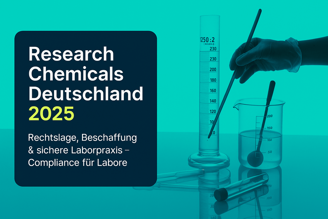 Research Chemicals Deutschland: Rechtslage, Beschaffung & sichere Laborpraxis 2025 - Brain Chill