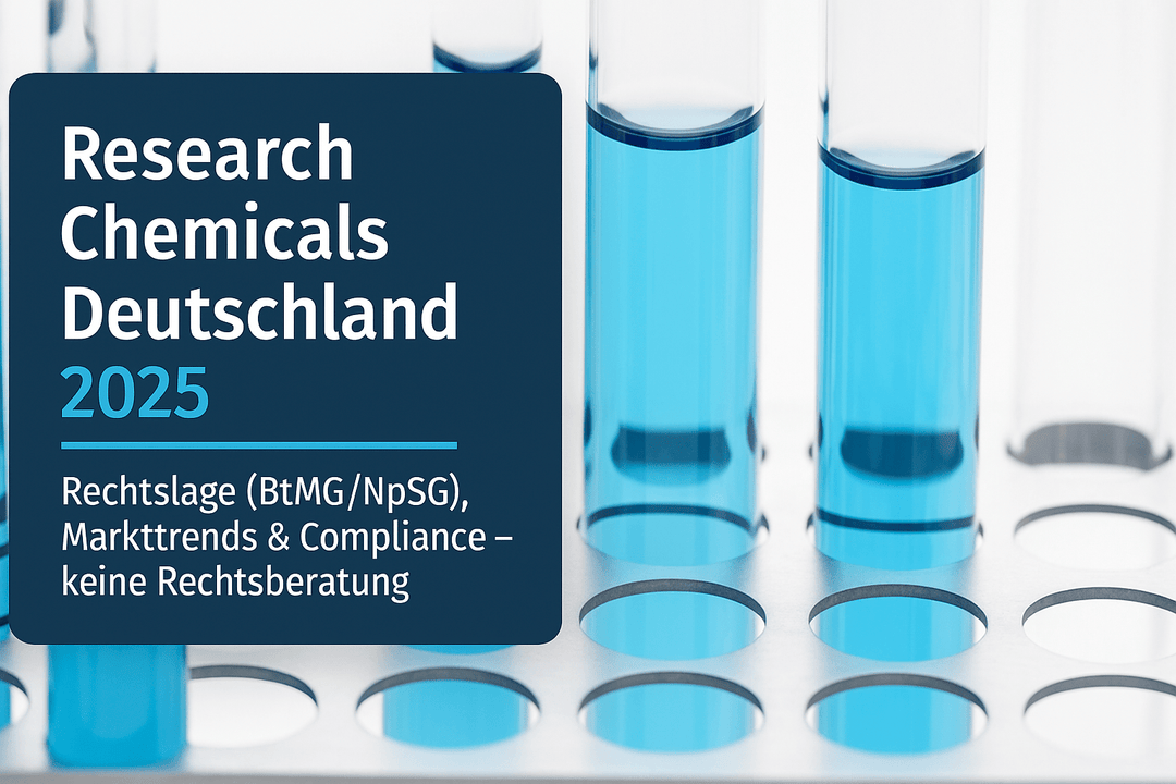 Research Chemicals Deutschland: Rechtslage & Markttrends 2025 - Brain Chill