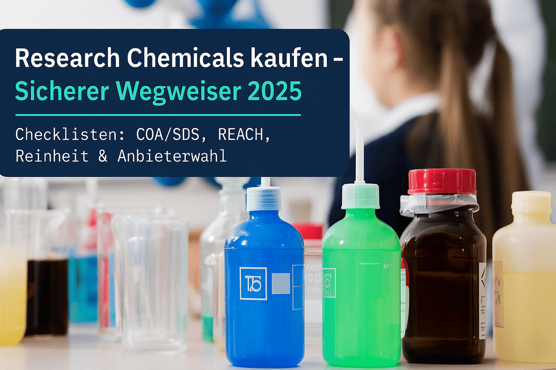 Research Chemicals kaufen Informationen: Sicherer Wegweiser 2025 - Brain Chill