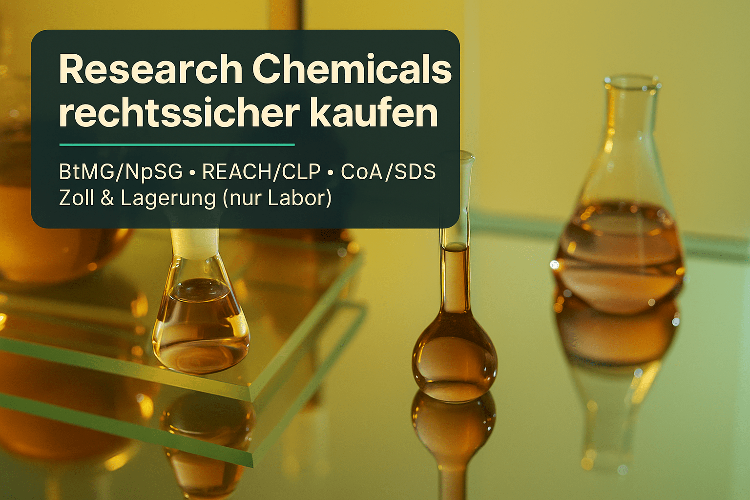 Research Chemicals kaufen: Rechts-Guide für Labor & Forschung - Brain Chill