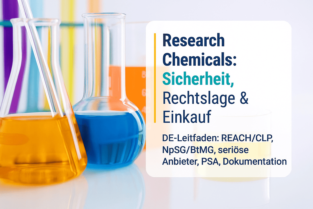 Research Chemicals: Sicherheit, Rechtslage & Einkauf - Brain Chill