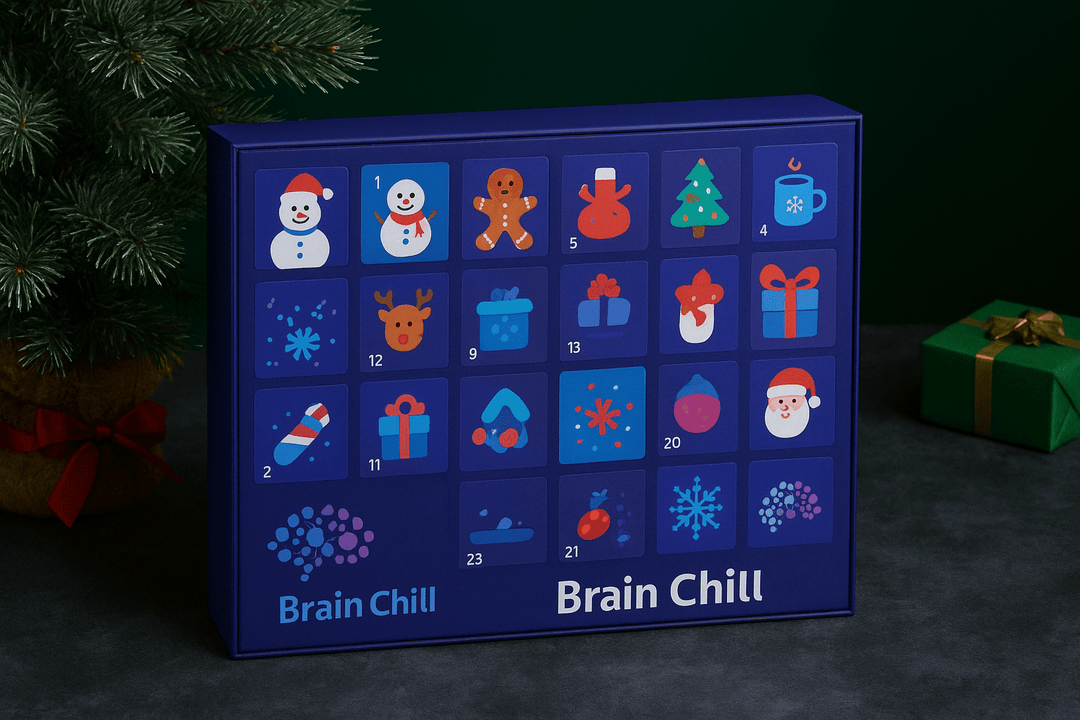 Brain Chill Adventskalender 2025 geöffnet – 24 Türchen voller Überraschungen