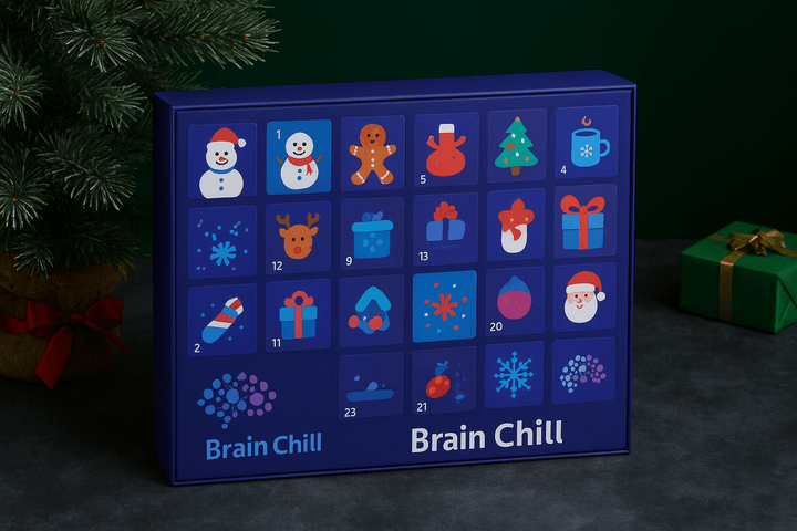 Brain Chill Adventskalender 2025 geöffnet – 24 Türchen voller Überraschungen
